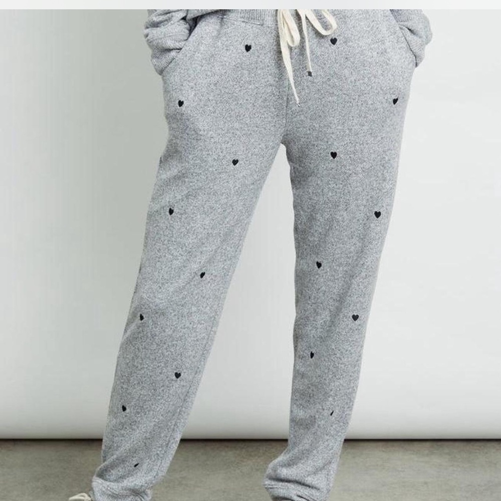 Rails Joggers with Embroidered Hearts